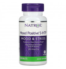Natrol, Mood Positive 5-HTP, 50 таблеток
