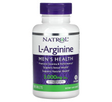 Natrol, L-аргинин, 3000 мг, 90 таблеток