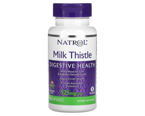 Natrol, Milk Thistle, 262.5 mg, 60 Capsules Natrol, Milk Thistle, 262.5 mg, 60 Capsules
