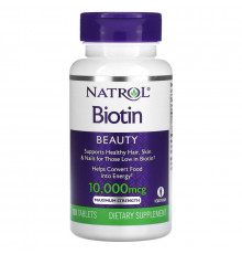 Natrol, Биотин, 10,000 мкг, 100 таблеток