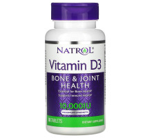 Natrol, Витамин D3, 10 000 IU, 60 таблеток
