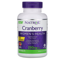 Natrol, Быстрорастворимый продукт со вкусом клюквы, 250 мг, 120 таблеток