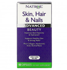 Natrol, Кожа, волосы и ногти, небывалая красота, 60 капсул
