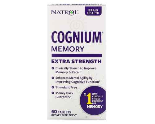Natrol, Cognium, Сверхсила, 200 мг, 60 таблеток Natrol, Cognium, Сверхсила, 200 мг, 60 таблеток