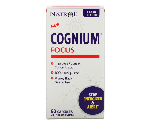 Natrol, Cognium Focus, 60 Capsules Natrol, Cognium Focus, 60 Capsules