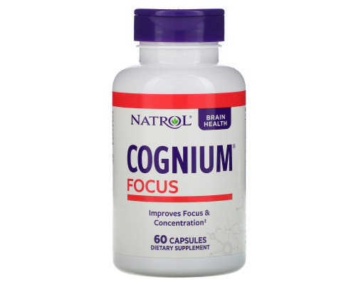Natrol, Cognium Focus, 60 Capsules Natrol, Cognium Focus, 60 Capsules