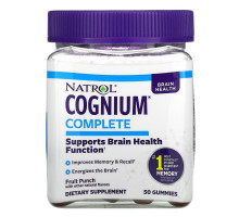Natrol, Cognium Complete, Fruit Punch, 50 Gummies