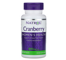 Natrol, Клюква, 800 мг, 30 капсул