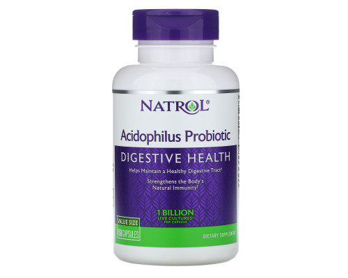 Natrol, Пробиотик ацидофилус, 150 капсул Natrol, Пробиотик ацидофилус, 150 капсул