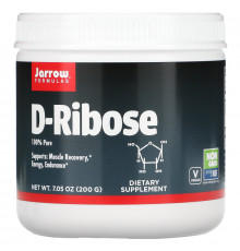 Jarrow Formulas Порошок D-рибозы 200 г