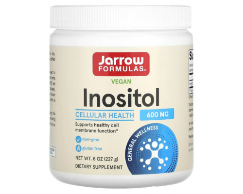Витамины группы B Jarrow Formulas, Инозитол, 600 мг, 227 г (8 унций) Витамины группы B Jarrow Formulas, Инозитол, 600 мг, 227 г (8 унций)