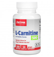 Jarrow Formulas, L-карнитин 500, 50 капсул