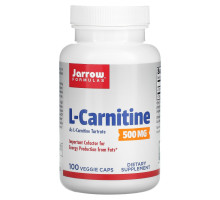 Jarrow Formulas, L-Carnitine 500, 500 mg, 100 Veggie Caps