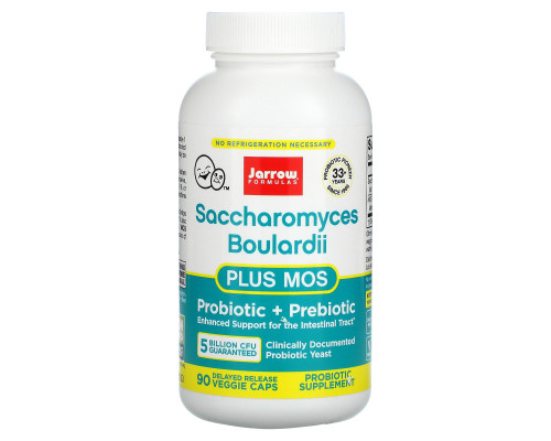 Jarrow Formulas Сахаромицеты Буларди + MOS 90 овощных капсул Jarrow Formulas Сахаромицеты Буларди + MOS 90 овощных капсул