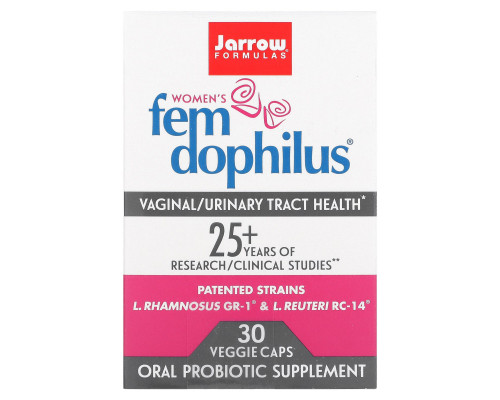 Jarrow Formulas Fem-Dophilus 30 капсул Jarrow Formulas Fem-Dophilus 30 капсул
