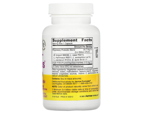 Jarrow Formulas Jarro-дофилус + ФОС 200 капсул Jarrow Formulas Jarro-дофилус + ФОС 200 капсул