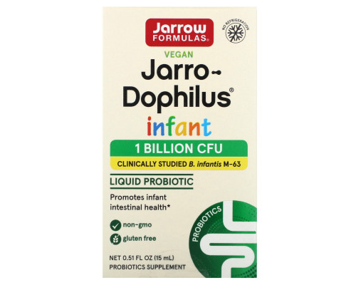 Jarrow Formulas Baby's Jarro-Dophilus Drops Liquid Drops 8 ml Jarrow Formulas Baby's Jarro-Dophilus Drops Liquid Drops 8 ml