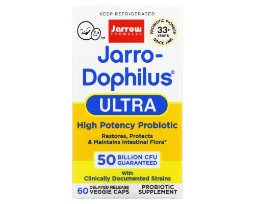 Jarrow Formulas Ultra Jarro-Dophilus 60 Capsules (Ice) Jarrow Formulas Ultra Jarro-Dophilus 60 Capsules (Ice)