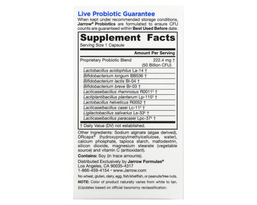 Jarrow Formulas Ultra Jarro-Dophilus 60 Capsules (Ice) Jarrow Formulas Ultra Jarro-Dophilus 60 Capsules (Ice)