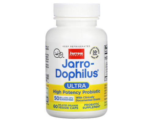 Jarrow Formulas Ultra Jarro-Dophilus 60 Capsules (Ice) Jarrow Formulas Ultra Jarro-Dophilus 60 Capsules (Ice)