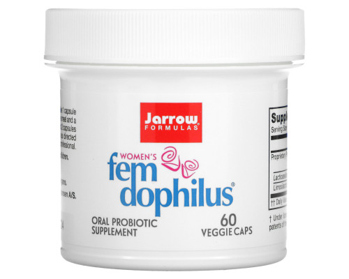 Jarrow Formulas FemDophilus 60 Capsules (Ice) Jarrow Formulas FemDophilus 60 Capsules (Ice)