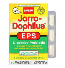 Jarrow Formulas Jarro-Dophilus EPS улучшенная пробиотическая система 30 овощных капсул