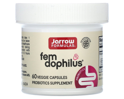Jarrow Formulas, Women's Fem Dophilus, 60 Veggie Caps Jarrow Formulas, Women's Fem Dophilus, 60 Veggie Caps