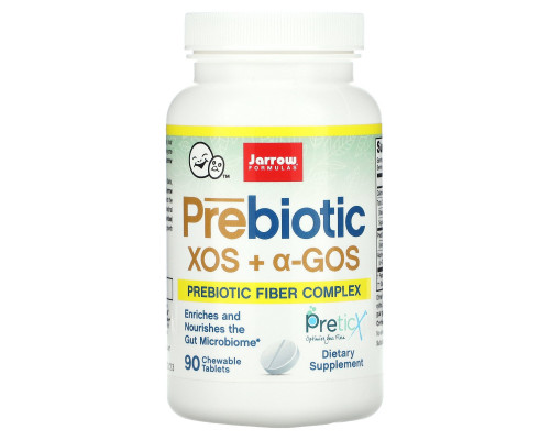 Jarrow Formulas, Пребиотики XOS+GOS (Ксилоолигосахариды и галактоолигосахариды), 90 жевательных таблеток Jarrow Formulas, Пребиотики XOS+GOS (Ксилоолигосахариды и галактоолигосахариды), 90 жевательных таблеток