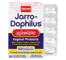 Jarrow Formulas, Пробиотики Jarro-Dophilus, для женщин, 30 капсул