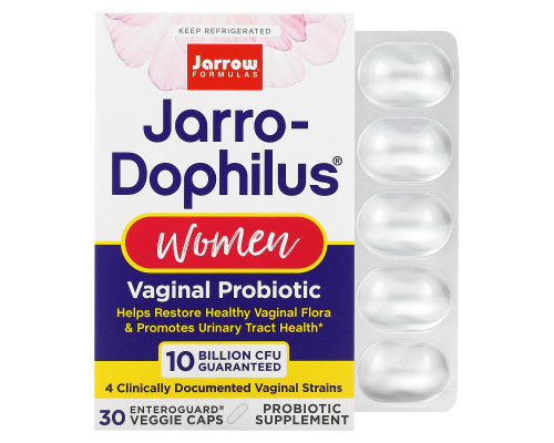 Jarrow Formulas, Пробиотики Jarro-Dophilus, для женщин, 30 капсул Jarrow Formulas, Пробиотики Jarro-Dophilus, для женщин, 30 капсул