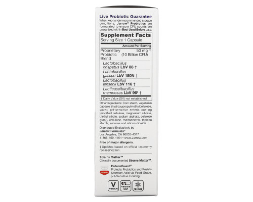 Jarrow Formulas, Пробиотики Jarro-Dophilus, для женщин, 30 капсул Jarrow Formulas, Пробиотики Jarro-Dophilus, для женщин, 30 капсул