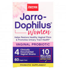 Jarrow Formulas, Jarro-Dophilus, Vaginal Probiotic, Women, 10 Billion, 60 Veggie Caps