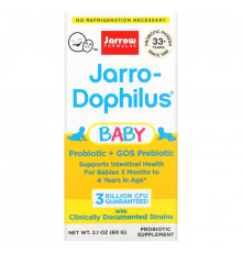 Jarrow Formulas, Jarro-Dophilus Baby, Baby's Probiotic, 3 Billion Live Bacteria, 2.1 oz (60 g)