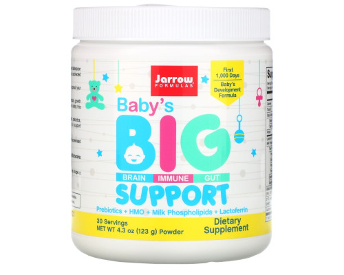 Jarrow Formulas, Baby’s Brain, Immune & Gut Support, 4.3 oz (123 g) Jarrow Formulas, Baby’s Brain, Immune & Gut Support, 4.3 oz (123 g)