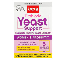 Jarrow Formulas, Probiotic Yeast Support, Women’s Probiotic, 5 Billion, 30 Veggie Caps