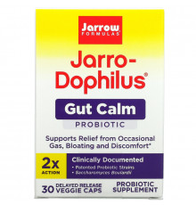 Jarrow Formulas, Jarro-Dophilus Gut Calm, 30 Delayed Release Veggie Caps