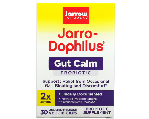 Jarrow Formulas, Jarro-Dophilus Gut Calm, 30 Delayed Release Veggie Caps Jarrow Formulas, Jarro-Dophilus Gut Calm, 30 Delayed Release Veggie Caps