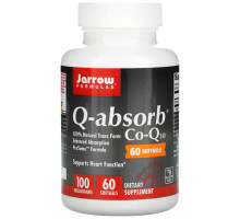 Jarrow Formulas, Q-absorb, кофермент Q10, 100 мг, 60 мягких капсул