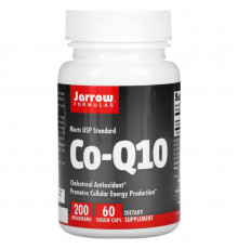 Jarrow Formulas, Коэнзим Q10, 200 мг, 60 вегетарианских капсул