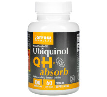 Jarrow Formulas, Убихинол QH-Absorb, 100 мг, 60 капсул