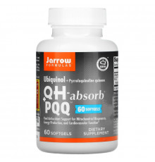 Jarrow Formulas, Ubiquinol, QH+ PQQ, 60 Softgels