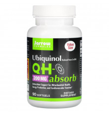 Jarrow Formulas, Ubiquinol, QH-Absorb, 200 mg, 90 Softgels