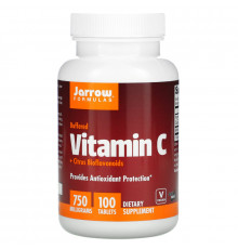 Jarrow Formulas Буферизованный витамин C + биофлавоноиды цитрусовых 750 мг 100  таблеток