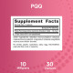 Jarrow Formulas, PQQ, пирролохинолинхинон, метоксантин, 10 мг, 30 капсул