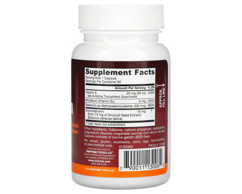 Jarrow Formulas, Селеновая синергия, 60 капсул Jarrow Formulas, Селеновая синергия, 60 капсул
