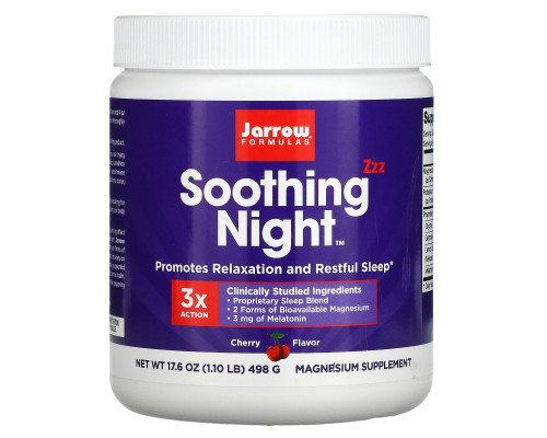 Jarrow Formulas, Soothing Night, Cherry , 17.6 oz (498 g) Jarrow Formulas, Soothing Night, Cherry , 17.6 oz (498 g)