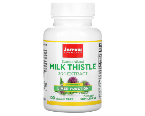 Jarrow Formulas Расторопша пятнистая 150 мг 100 вегетарианских капсул Jarrow Formulas Расторопша пятнистая 150 мг 100 вегетарианских капсул