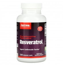 Jarrow Formulas, Ресвератрол, 100 мг, 120 капсул