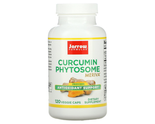 Jarrow Formulas, Curcumin Phytosome, Meriva, 500 mg, 120 Veggie Caps Jarrow Formulas, Curcumin Phytosome, Meriva, 500 mg, 120 Veggie Caps
