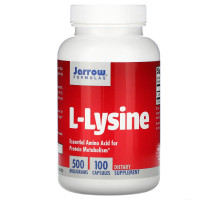 Jarrow Formulas, L-Лизин, 500 мг., 100 капсул